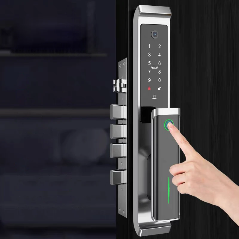July008 Hot Selling Camera Door Lock Fechaduras Inteligentes 3D Face Recognition Smart Door Lock With Recording Camera
July008 Hot Selling Camera Door Lock Fechaduras Inteligentes 3D Face Recognition Smart Door Lock With Recording Camera