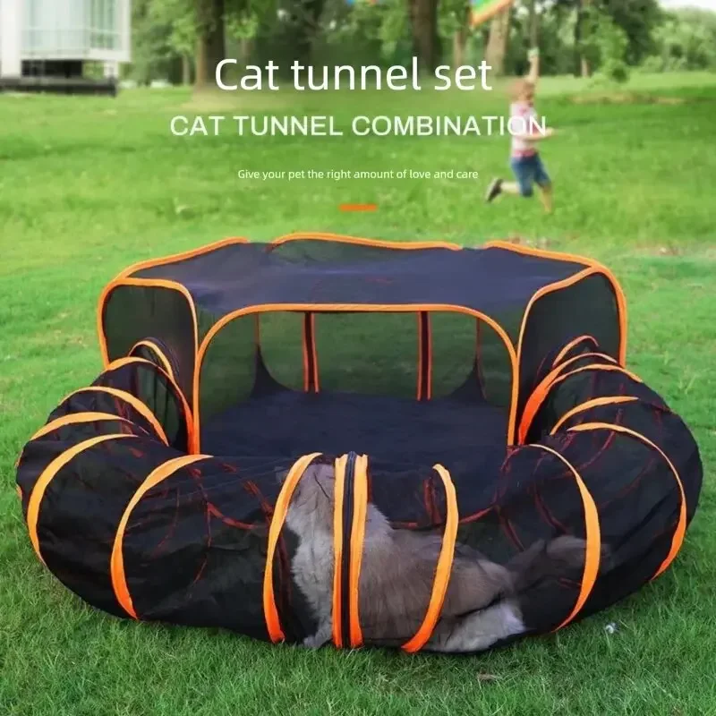 Fold cat tunel Portable pet Tents and Round Tunnel Playpen Pet Supplies Tunnels Playground outdoor Cats
Fold cat tunel Portable pet Tents and Round Tunnel Playpen Pet Supplies Tunnels Playground outdoor Cats