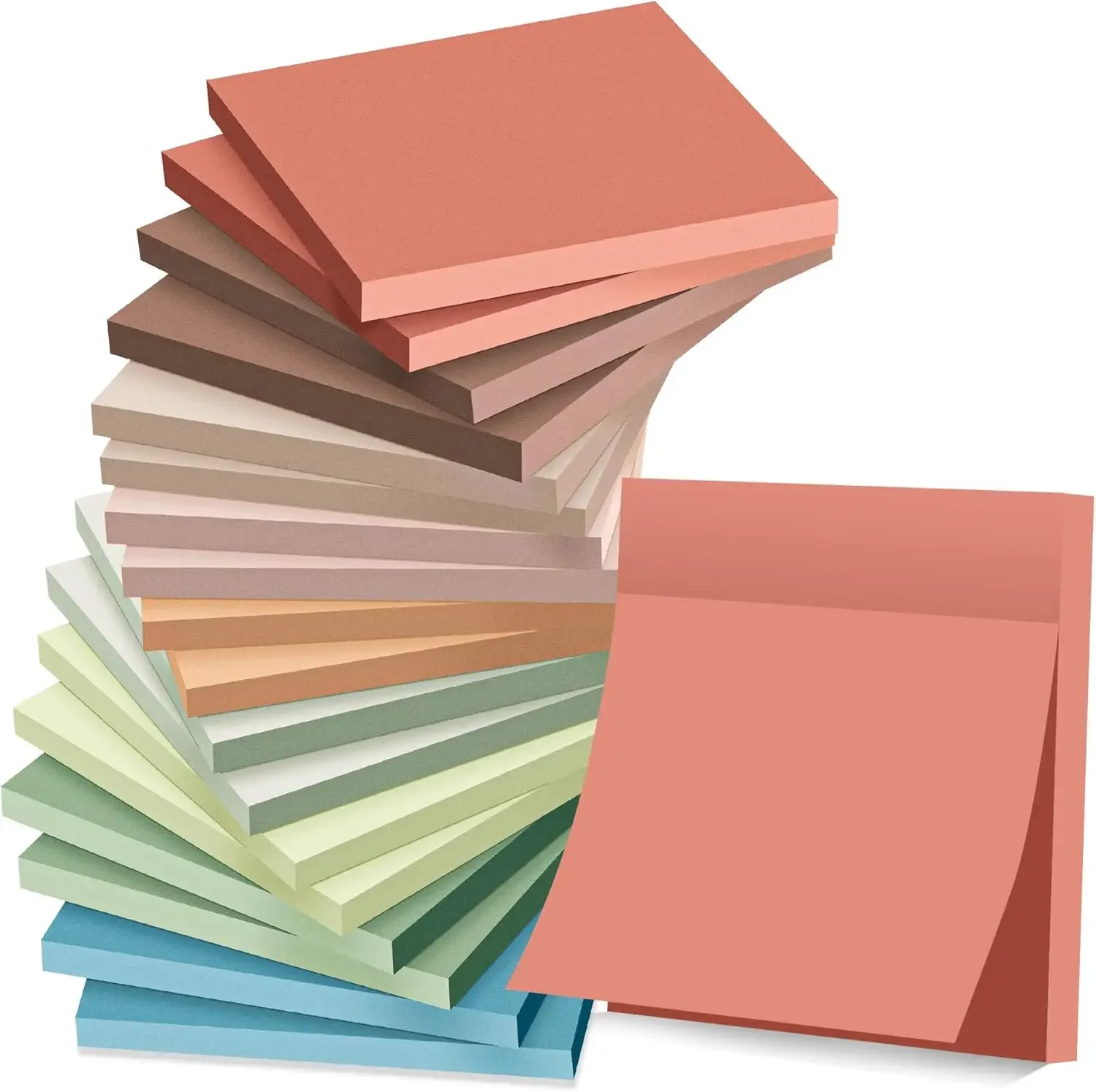 18-Pack Vintage Color Sticky Notes, 3x3 Inch Strong Adhesive Pads For Home & Office Use
18-Pack Vintage Color Sticky Notes, 3x3 Inch Strong Adhesive Pads For Home & Office Use