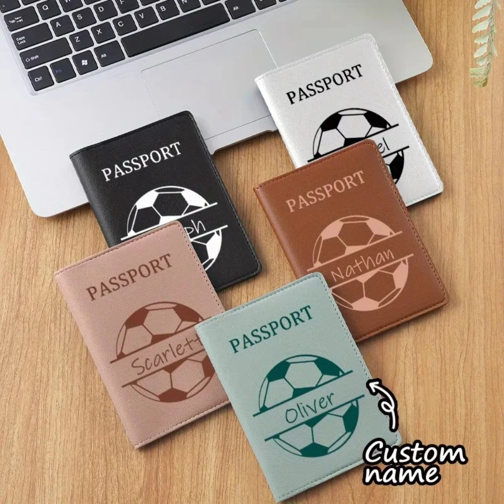 Customized Name Soccer Pattern Passport Holder, Travel Wallet with Card Slots And ID Holder, Stylish Gift for Men And Women
Customized Name Soccer Pattern Passport Holder, Travel Wallet with Card Slots And ID Holder, Stylish Gift for Men And Women
