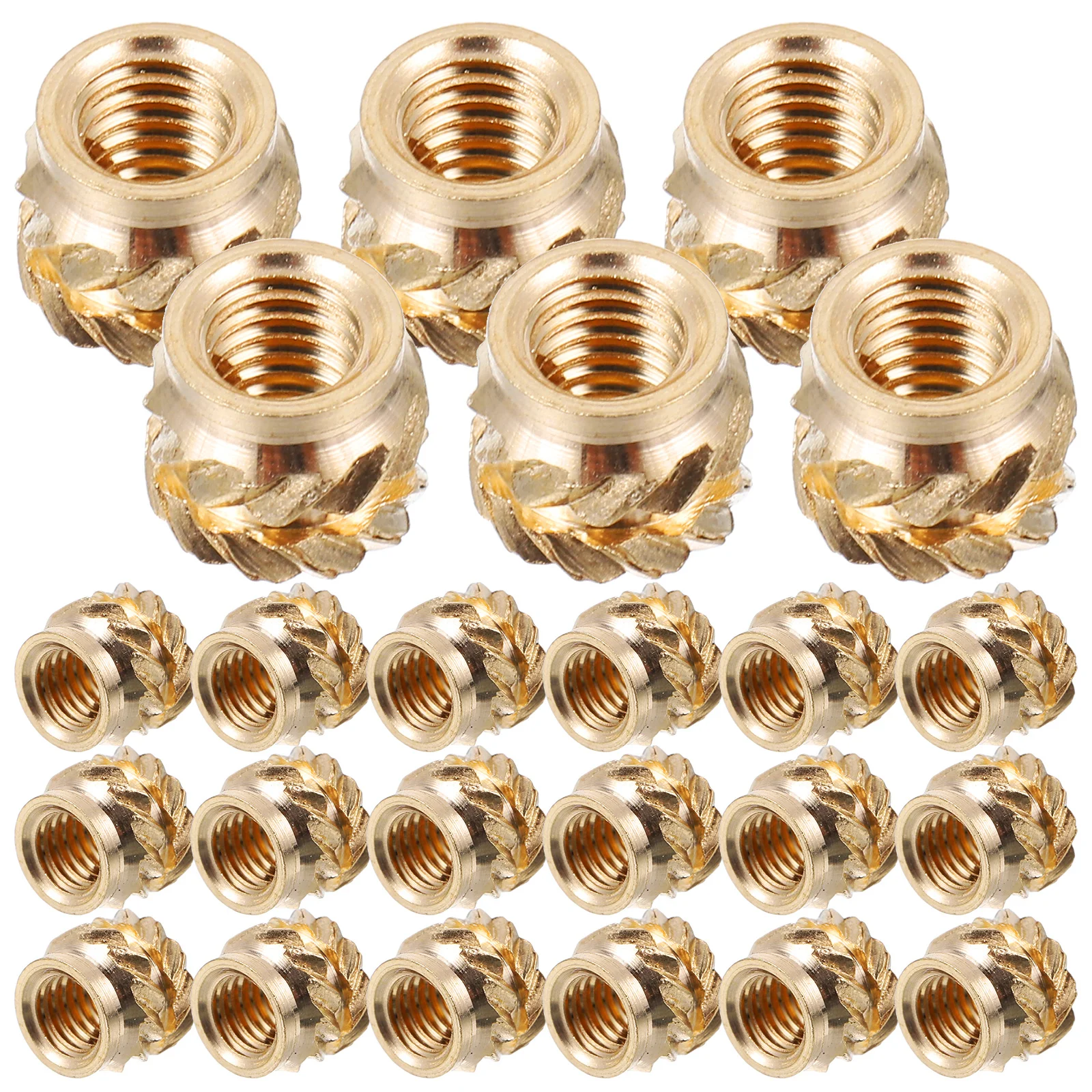 50Pcs M3x4x5 Copper Threaded Inserts for 3D Printing and Injection Molding Durable Heat Set Nuts Heat Set Insert
50Pcs M3x4x5 Copper Threaded Inserts for 3D Printing and Injection Molding Durable Heat Set Nuts Heat Set Insert