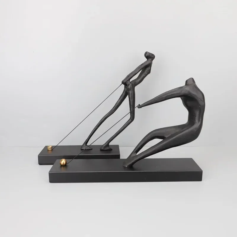 Creative Black Cast Iron Rope Man Abstract Human Sculpture Desk Ornament Living Room Decoration Home Decor Accessories Gift
Creative Black Cast Iron Rope Man Abstract Human Sculpture Desk Ornament Living Room Decoration Home Decor Accessories Gift