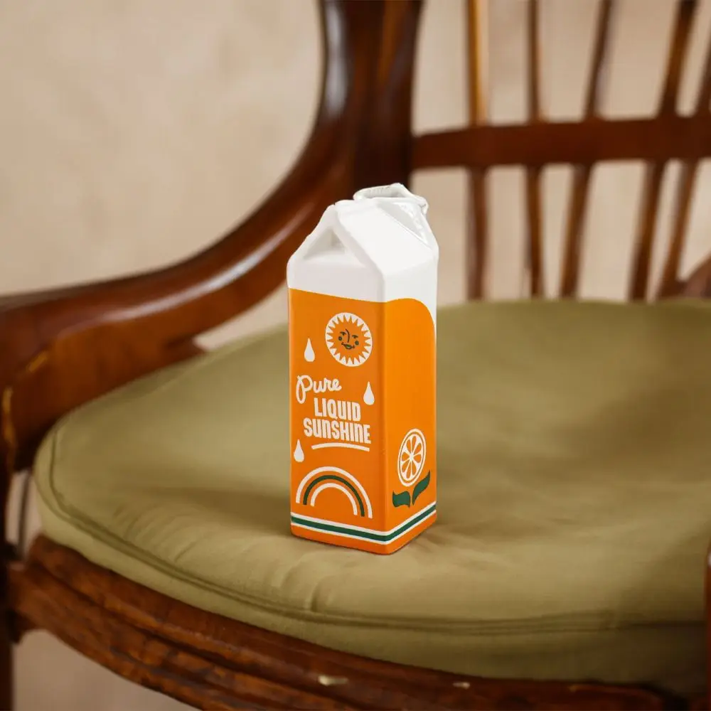Creative Vintage Orange Juice Vase Ceramic Handmade Juice Box Vase Cute Flower Vases Living Room Desktop
Creative Vintage Orange Juice Vase Ceramic Handmade Juice Box Vase Cute Flower Vases Living Room Desktop
