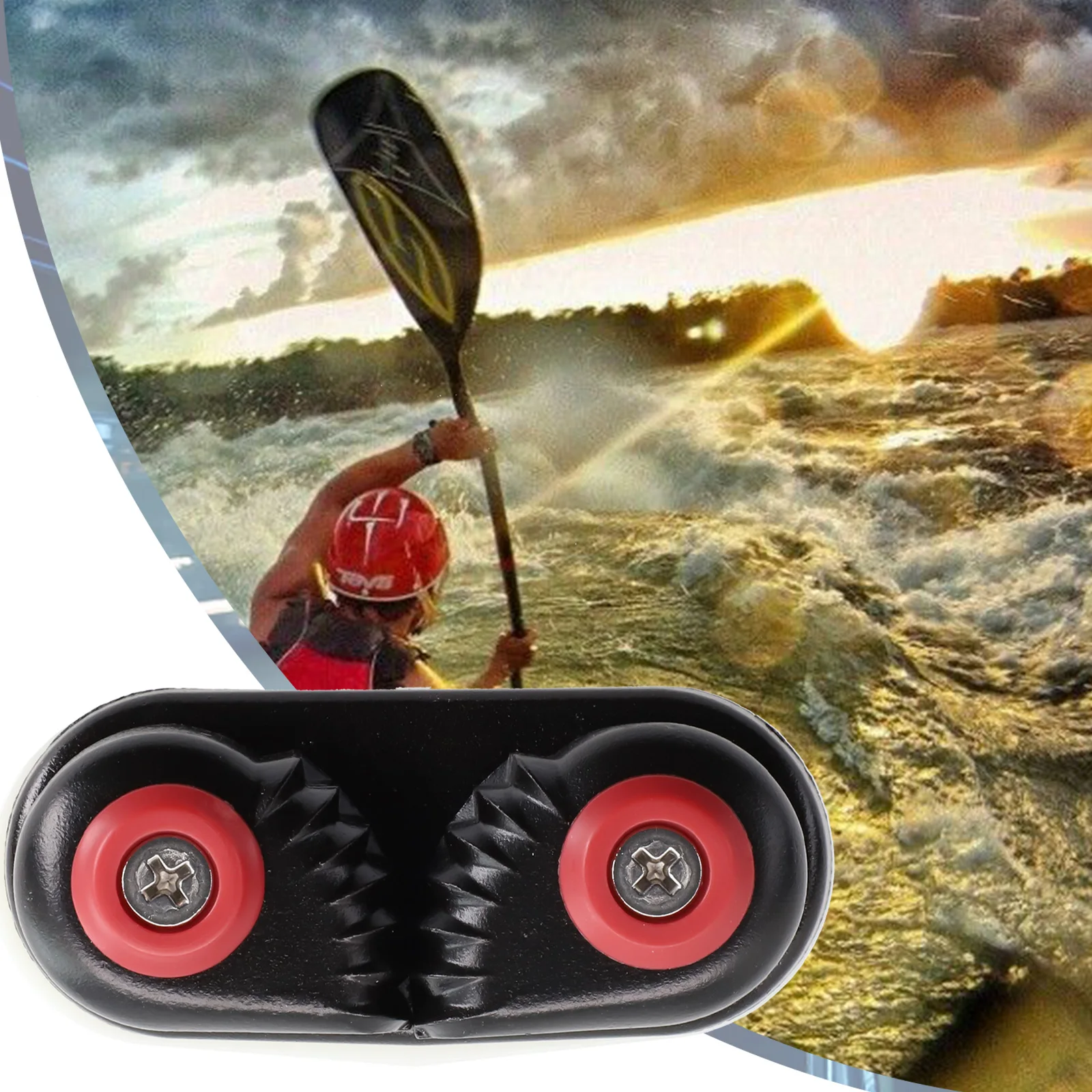 Black Cam Cleat Kayak Canoe Sailboat Wire Fairlead Bearing Line Cleat Clip, Excellent Wear Resistance, Easy Maintenance
Black Cam Cleat Kayak Canoe Sailboat Wire Fairlead Bearing Line Cleat Clip, Excellent Wear Resistance, Easy Maintenance