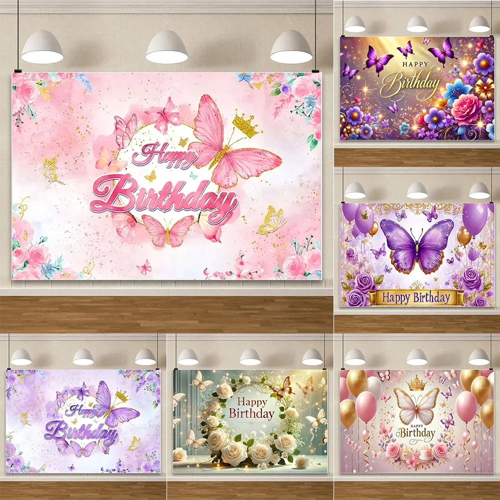 Beautiful Butterfly & Flowers Photography Backdrop Banner Party Decor,Baby Shower & Birthday Gift for Girls,Customizable
Beautiful Butterfly & Flowers Photography Backdrop Banner Party Decor,Baby Shower & Birthday Gift for Girls,Customizable