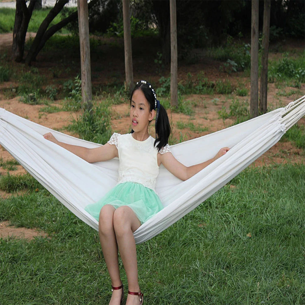 1pc 200X150Cm Outdoor Leisure Hammock Durable Canvas Hanging Swing Chair For Camping Hiking Hunting Travel Lightweight Strong
1pc 200X150Cm Outdoor Leisure Hammock Durable Canvas Hanging Swing Chair For Camping Hiking Hunting Travel Lightweight Strong