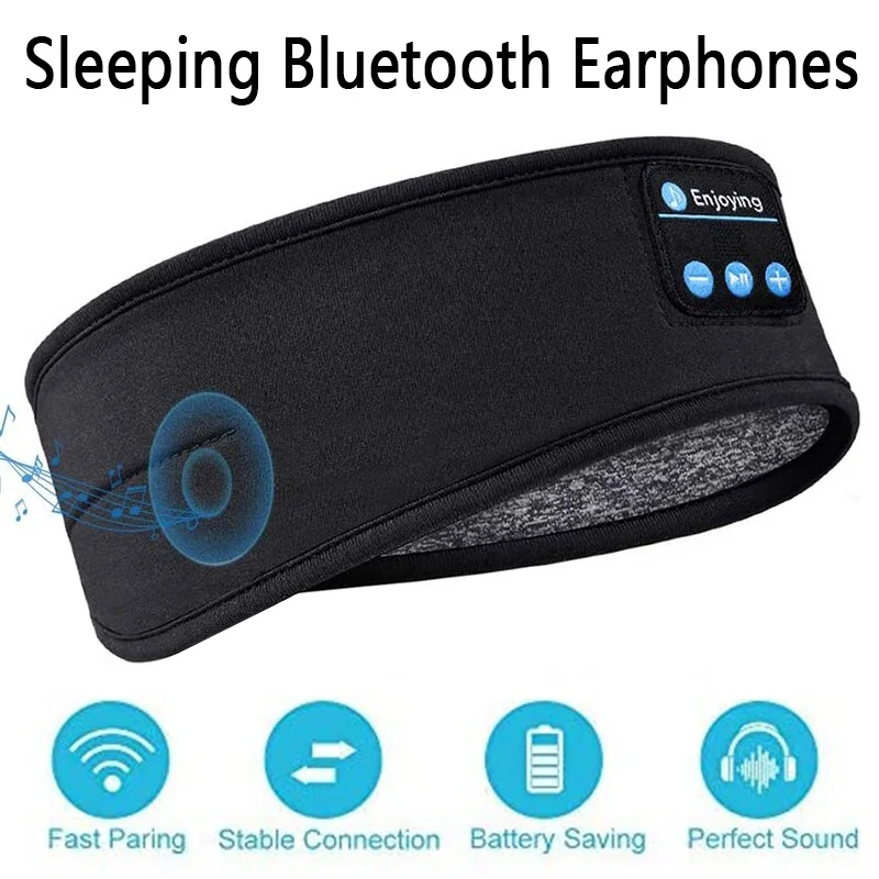 Bluetooth 5.0 Earphones Sports Sleeping Headband Elastic Wireless Headphones Music Eye Mask Wireless Bluetooth Headset Headband
Bluetooth 5.0 Earphones Sports Sleeping Headband Elastic Wireless Headphones Music Eye Mask Wireless Bluetooth Headset Headband