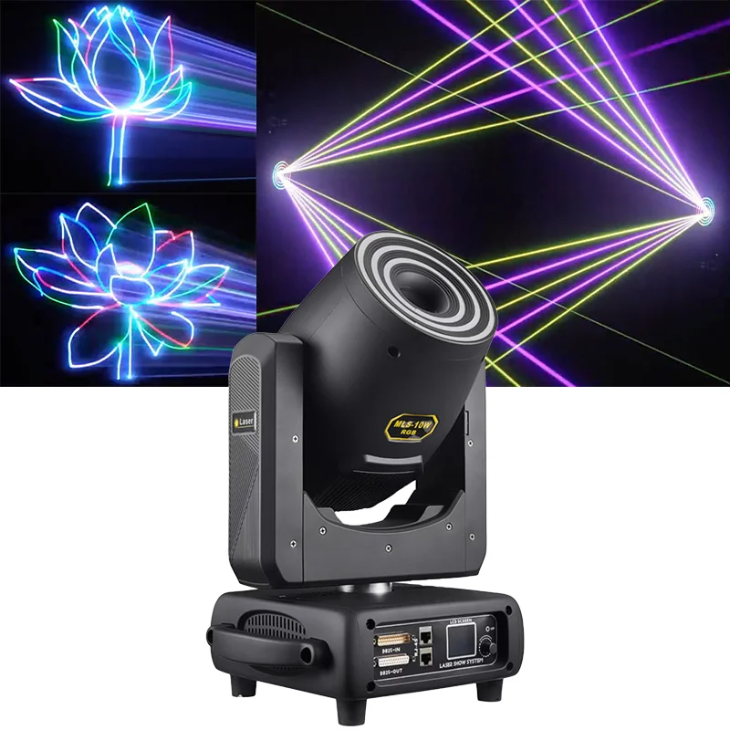 ZY 5W 10W RGB Animation Projector Stage Light Moving Head Light for Concert Club
ZY 5W 10W RGB Animation Projector Stage Light Moving Head Light for Concert Club