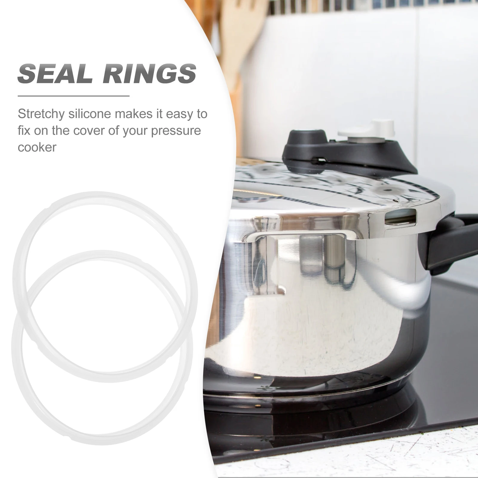 1 set Pressure Cooker Sealing Ring Rubber Gasket for 4L 5L 6L Parts Kit High Temp Acid Resistant Easy Install Remove
1 set Pressure Cooker Sealing Ring Rubber Gasket for 4L 5L 6L Parts Kit High Temp Acid Resistant Easy Install Remove