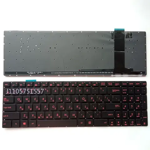 Replacement Keyboard for ASUS N550 N550J N550JA N550JK N550JV N550L N550LF N56 Laptop with RU Layout