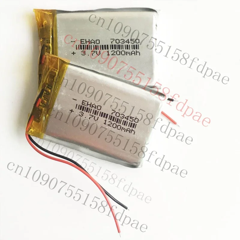 OK 2 pcs 1200mAh 3.7V li po rechargeable Battery For MP3 MP4 Speaker Camera 703450
OK 2 pcs 1200mAh 3.7V li po rechargeable Battery For MP3 MP4 Speaker Camera 703450