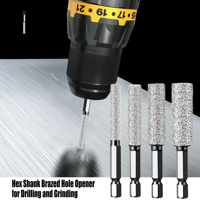 Hex Drill Bit Set Quick Change Drill Bit Set 6mm 8mm 10mm 12mm Hole Opener Head For Industrial Cabinet Granite Cement Pipe
Hex Drill Bit Set Quick Change Drill Bit Set 6mm 8mm 10mm 12mm Hole Opener Head For Industrial Cabinet Granite Cement Pipe
