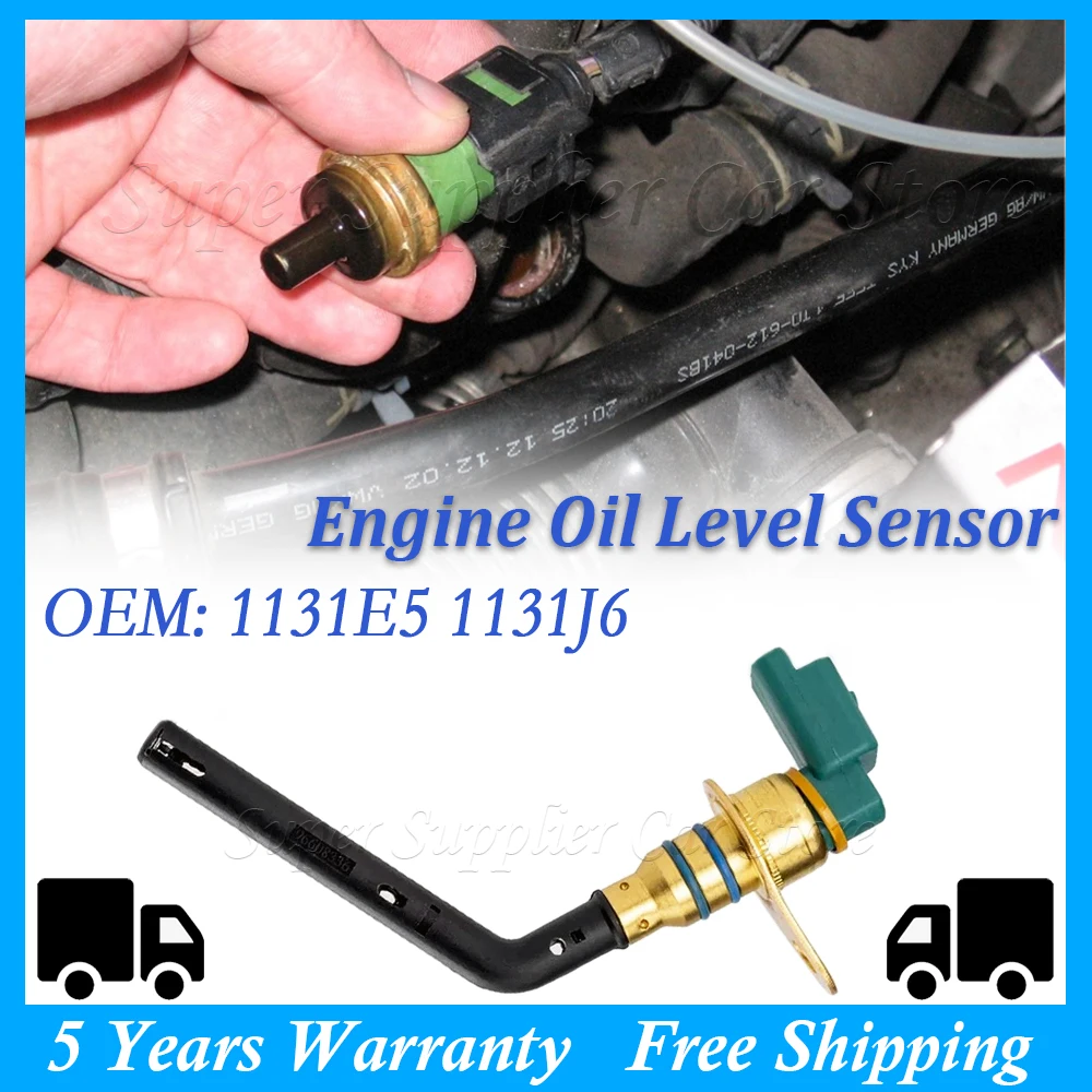 1PC Fits For Peugeot 206 307 407 607 Citroen C4 C5 C-Quatre Car Engine Oil Level Sensor Replacement 1131E5 1131J6 1131F9
1PC Fits For Peugeot 206 307 407 607 Citroen C4 C5 C-Quatre Car Engine Oil Level Sensor Replacement 1131E5 1131J6 1131F9