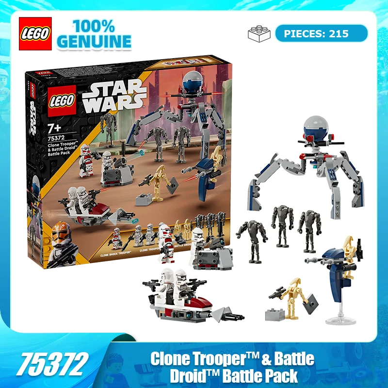 LEGO 75372 Star Wars Soldier Pack Star Wars Boys and Girls Building Blocks Toy Christmas Gift
LEGO 75372 Star Wars Soldier Pack Star Wars Boys and Girls Building Blocks Toy Christmas Gift