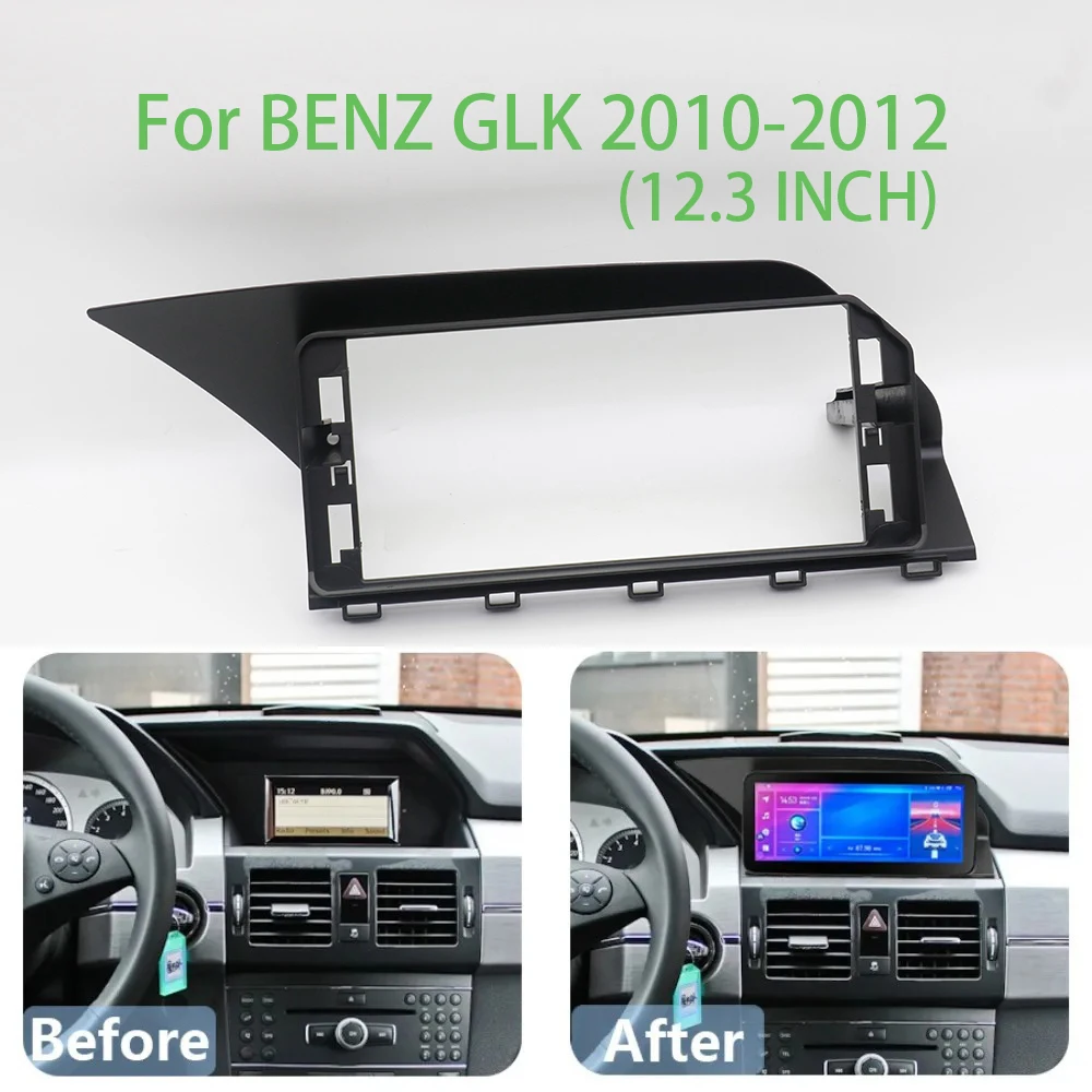 For BENZ GLK 2010-2012 Car Accessories 12.3 Inch Frame Fascia Adapter Android Radio Audio Dash Fitting Panel Kit
For BENZ GLK 2010-2012 Car Accessories 12.3 Inch Frame Fascia Adapter Android Radio Audio Dash Fitting Panel Kit