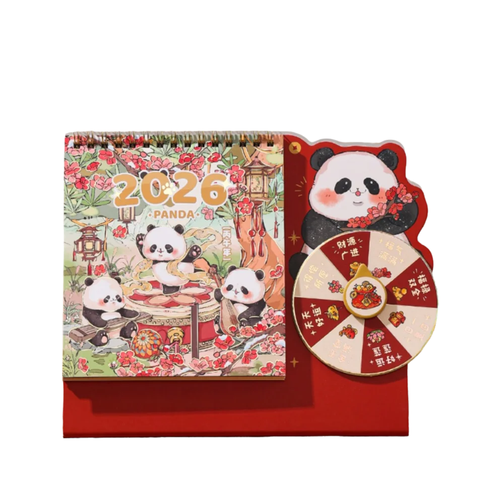Creative Cartoon Panda New Year Desktop Calendar Tear-away Double Coil Flip Calendar Thick 3D Planner Calendar Student
Creative Cartoon Panda New Year Desktop Calendar Tear-away Double Coil Flip Calendar Thick 3D Planner Calendar Student
