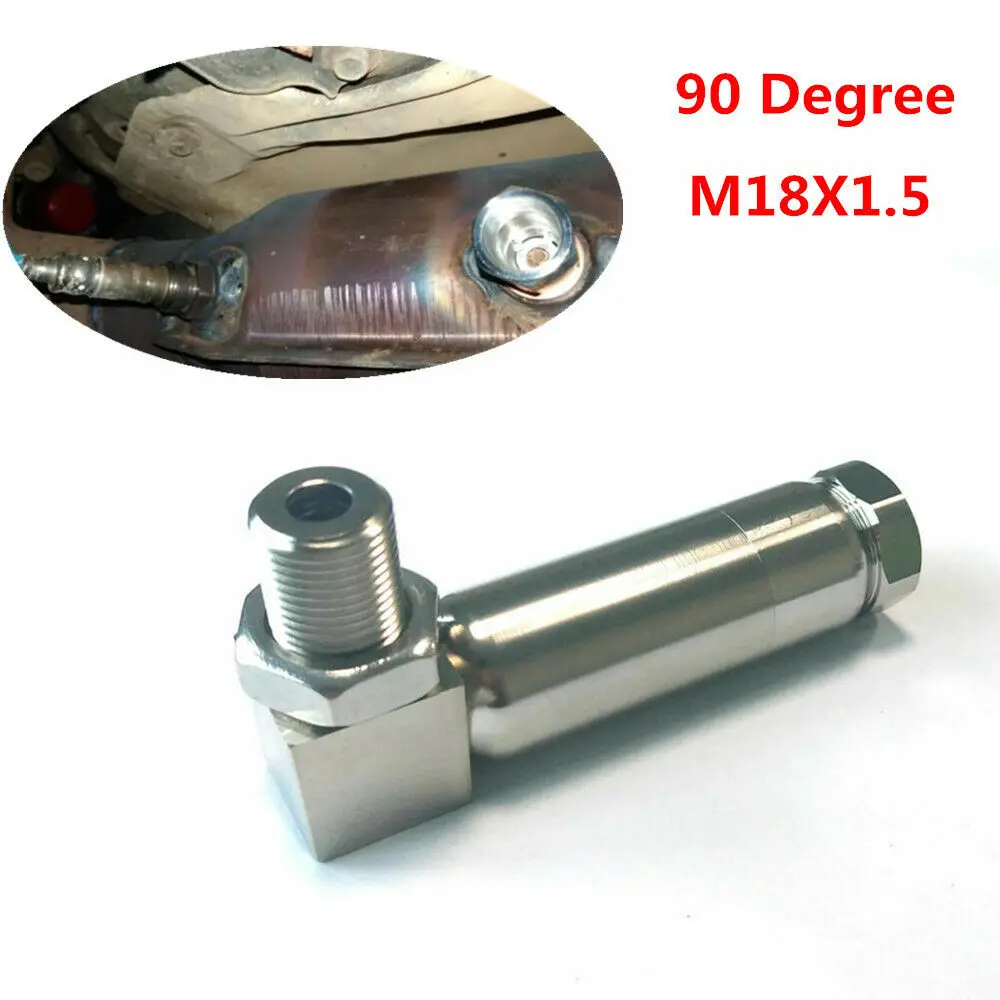 M18 X 1.5 90 Degree O2 Oxygen Sensor Angle Extender Spacer Car Exhaust Adapter With Micro Catalytic Converter
M18 X 1.5 90 Degree O2 Oxygen Sensor Angle Extender Spacer Car Exhaust Adapter With Micro Catalytic Converter