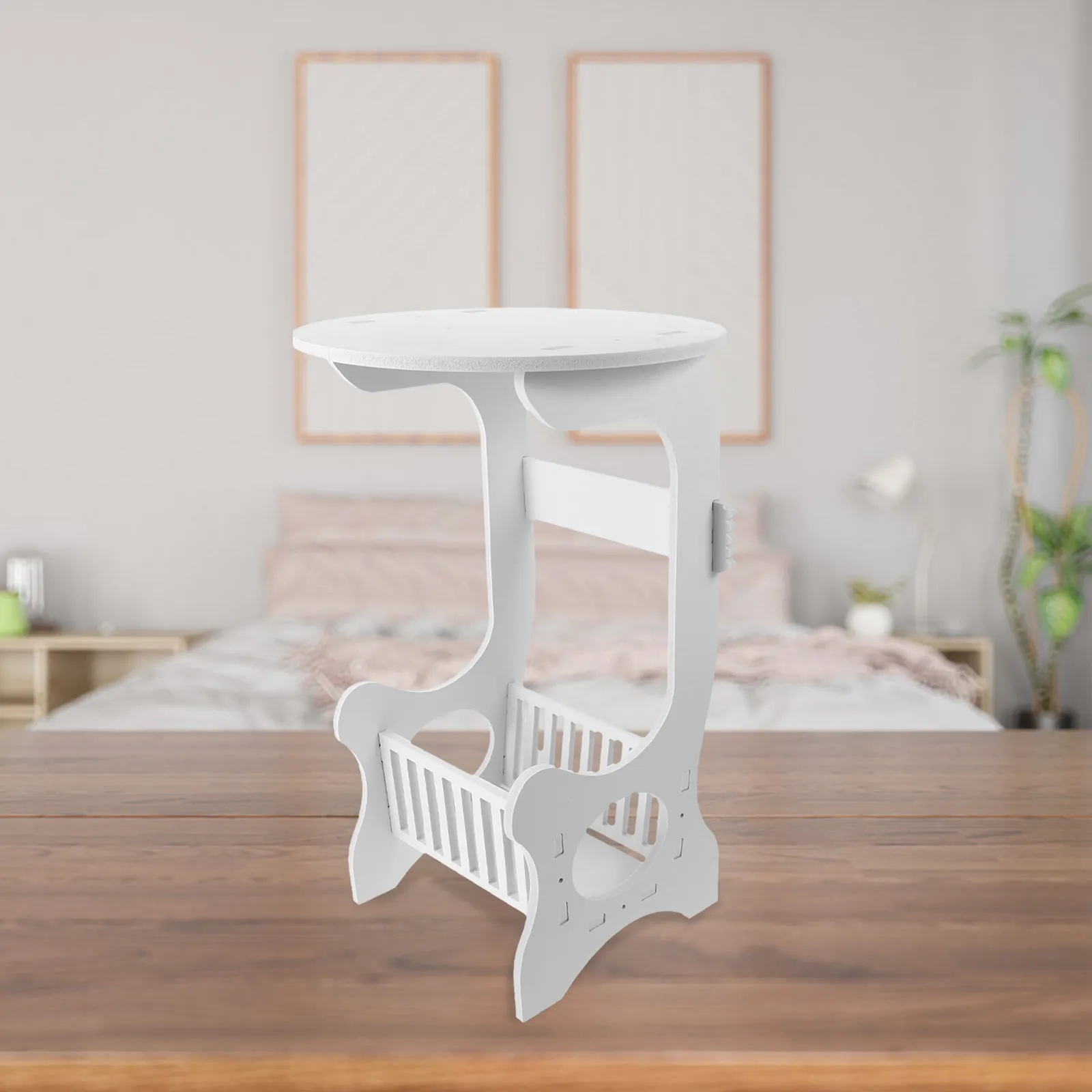 Versatile Small Round Coffee Table Minimalist Design Bedside Sofa Table Living Room Bedroom Balcony Storage Surface Space Saving
Versatile Small Round Coffee Table Minimalist Design Bedside Sofa Table Living Room Bedroom Balcony Storage Surface Space Saving