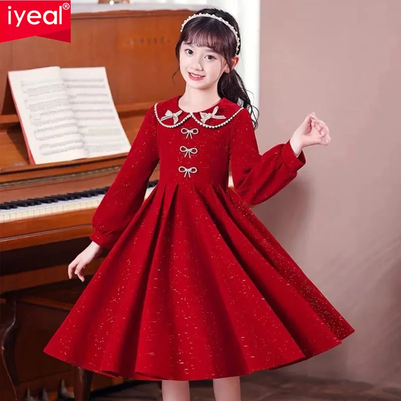 IYEAL Girl Princess Dress Spring/Autumn New Style Student Girl Style Fashion Dress Children's Autumn Dress
IYEAL Girl Princess Dress Spring/Autumn New Style Student Girl Style Fashion Dress Children's Autumn Dress