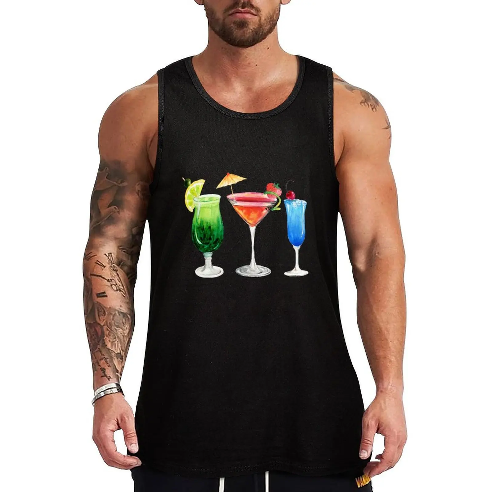 TROPICAL COCKTAILS Tank Top Odor Control Tank Top Anti Sweat Workout Shirt
TROPICAL COCKTAILS Tank Top Odor Control Tank Top Anti Sweat Workout Shirt