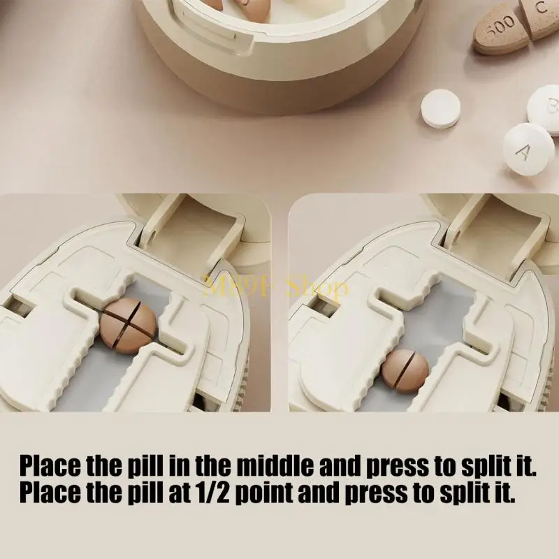 M89F Precise Pills Cutter And Divider Adjustable Slot Accommodates 5mm To 13mm Pills Concealed Blade Prevents Shifting builts In
M89F Precise Pills Cutter And Divider Adjustable Slot Accommodates 5mm To 13mm Pills Concealed Blade Prevents Shifting builts In