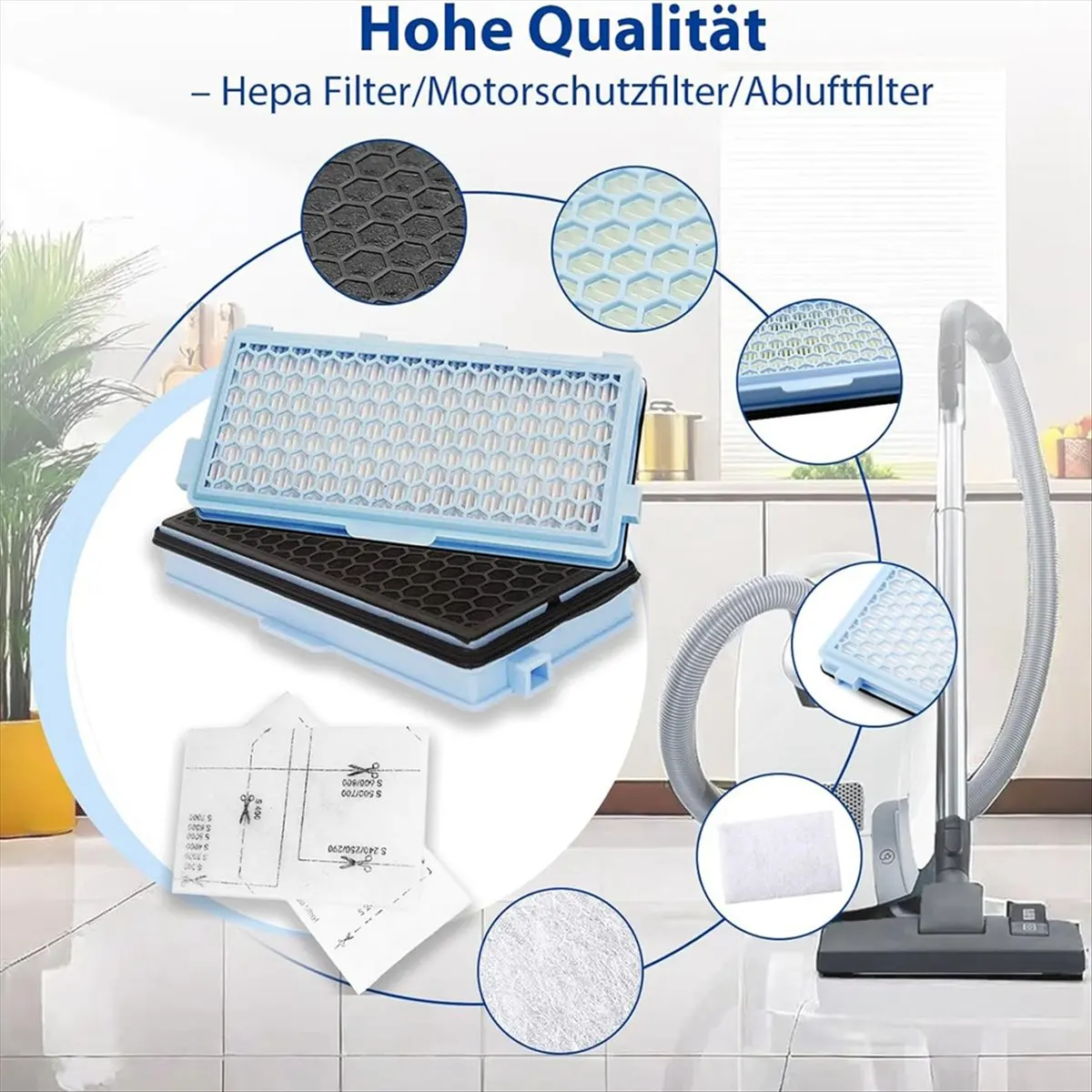 (AIMA) Фильтры для пылесосов: HEPA-фильтры и моторные фильтры для Miele Compact C1 и C2, Complete C2 и C3, S8340, S4000, S5000
(AIMA) Фильтры для пылесосов: HEPA-фильтры и моторные фильтры для Miele Compact C1 и C2, Complete C2 и C3, S8340, S4000, S5000