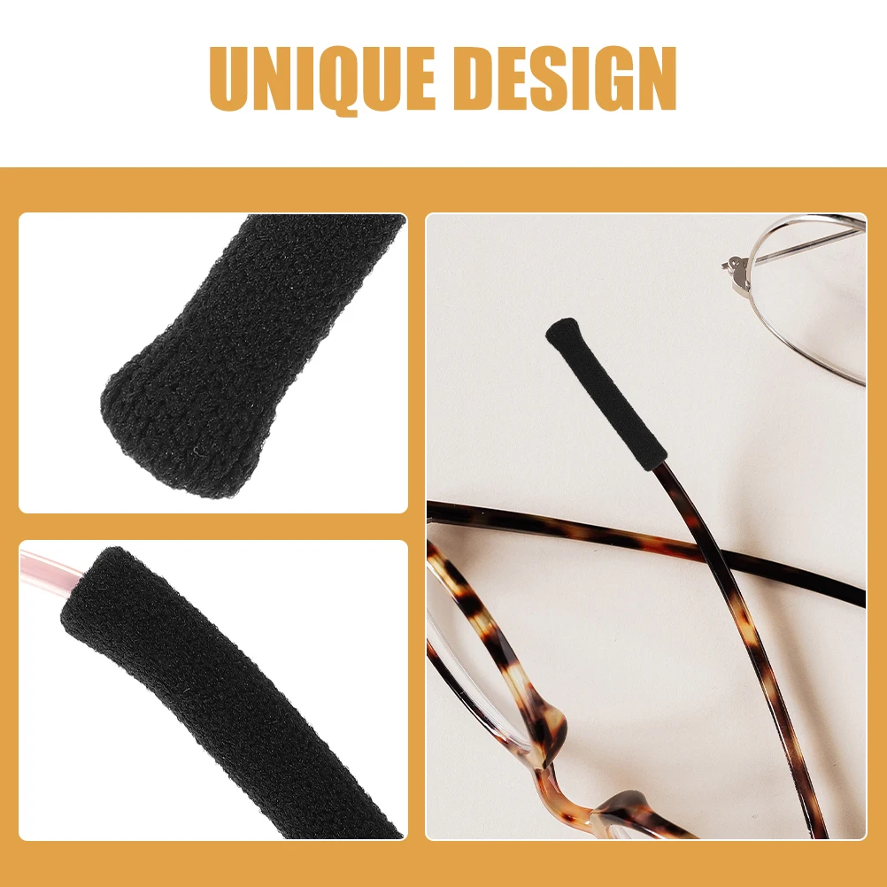 8Pcs Anti slip Eyeglasses Covers Black Small Grips Practical Glasses Ear Leg Tubes No Sore Ears Comfortable Portable Accessories
8Pcs Anti slip Eyeglasses Covers Black Small Grips Practical Glasses Ear Leg Tubes No Sore Ears Comfortable Portable Accessories