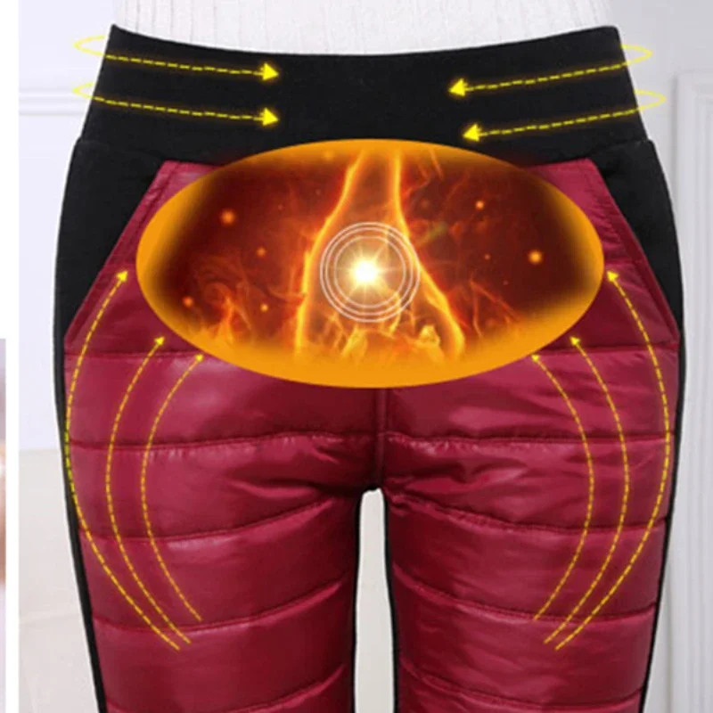 Snow wear black warm sweatpants women New arrival Casual Leggings Trousers female high waist Thicken down cotton ladies pants
Snow wear black warm sweatpants women New arrival Casual Leggings Trousers female high waist Thicken down cotton ladies pants