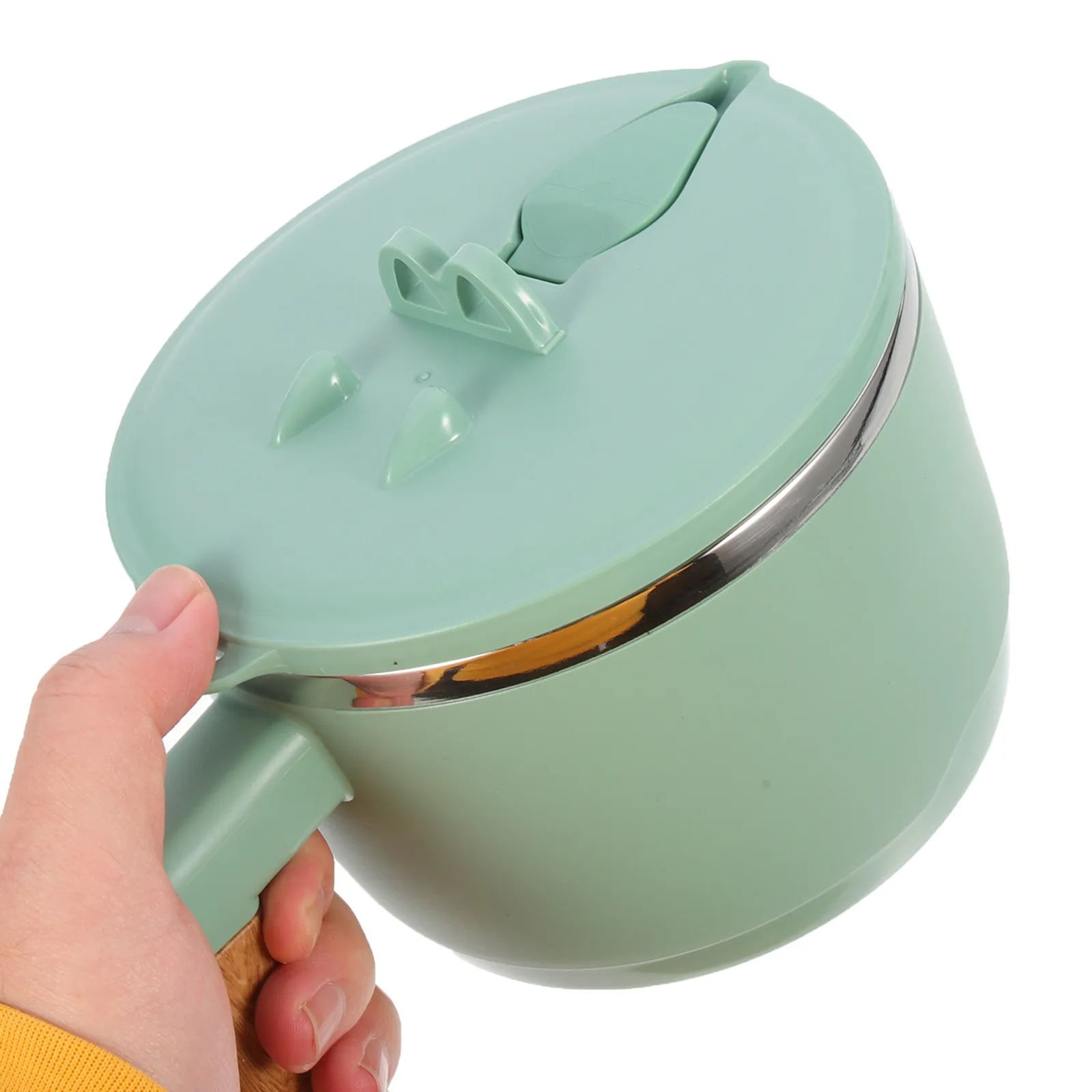 Insulated Noodle Bowl Stainless Steel Anti-Scald Handle Leak-Proof Silicone Seal Lid Portable Bento Box Round Ramen Soup Rice
Insulated Noodle Bowl Stainless Steel Anti-Scald Handle Leak-Proof Silicone Seal Lid Portable Bento Box Round Ramen Soup Rice