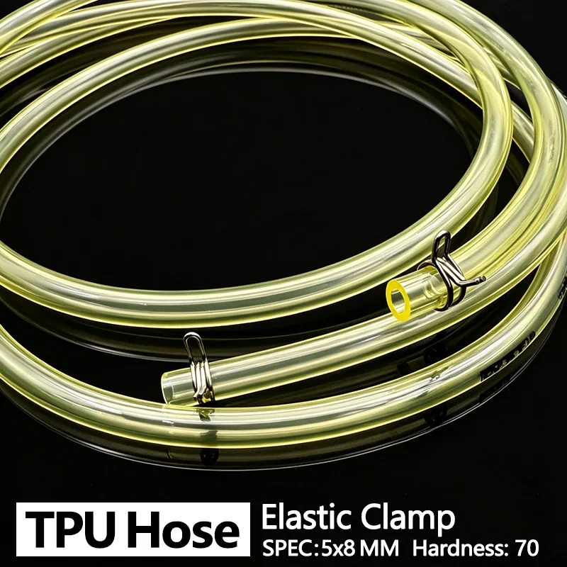 TPU Fuel Gas Hose ID5 mm X OD8 mm Oil Resistant Anti-Aging Flexible High Pressure Anti-Leak Tube for Motorcycle Car Fuel Line
TPU Fuel Gas Hose ID5 mm X OD8 mm Oil Resistant Anti-Aging Flexible High Pressure Anti-Leak Tube for Motorcycle Car Fuel Line