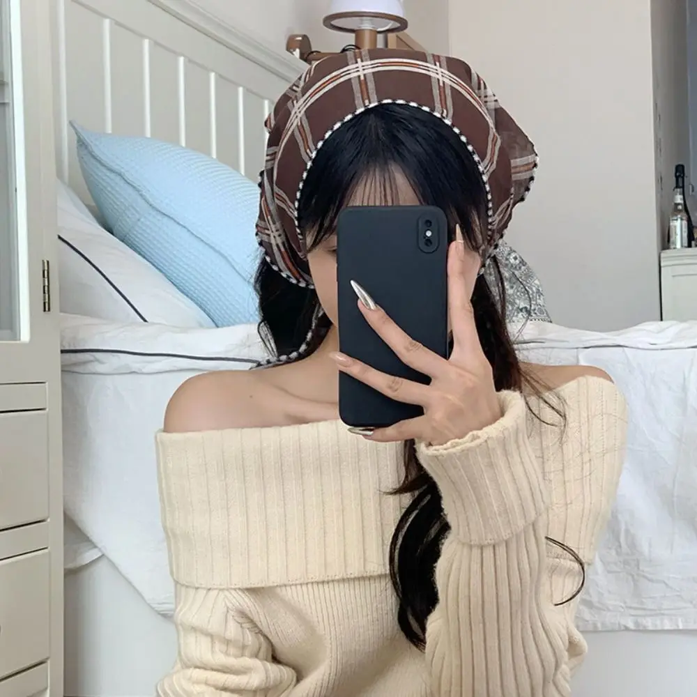 Sweet Cotton Lattice Headscarf Thin Scarf Pastoral Style Headscarf Colorful Vintage Triangular Hair Band Clothing Accessories
Sweet Cotton Lattice Headscarf Thin Scarf Pastoral Style Headscarf Colorful Vintage Triangular Hair Band Clothing Accessories