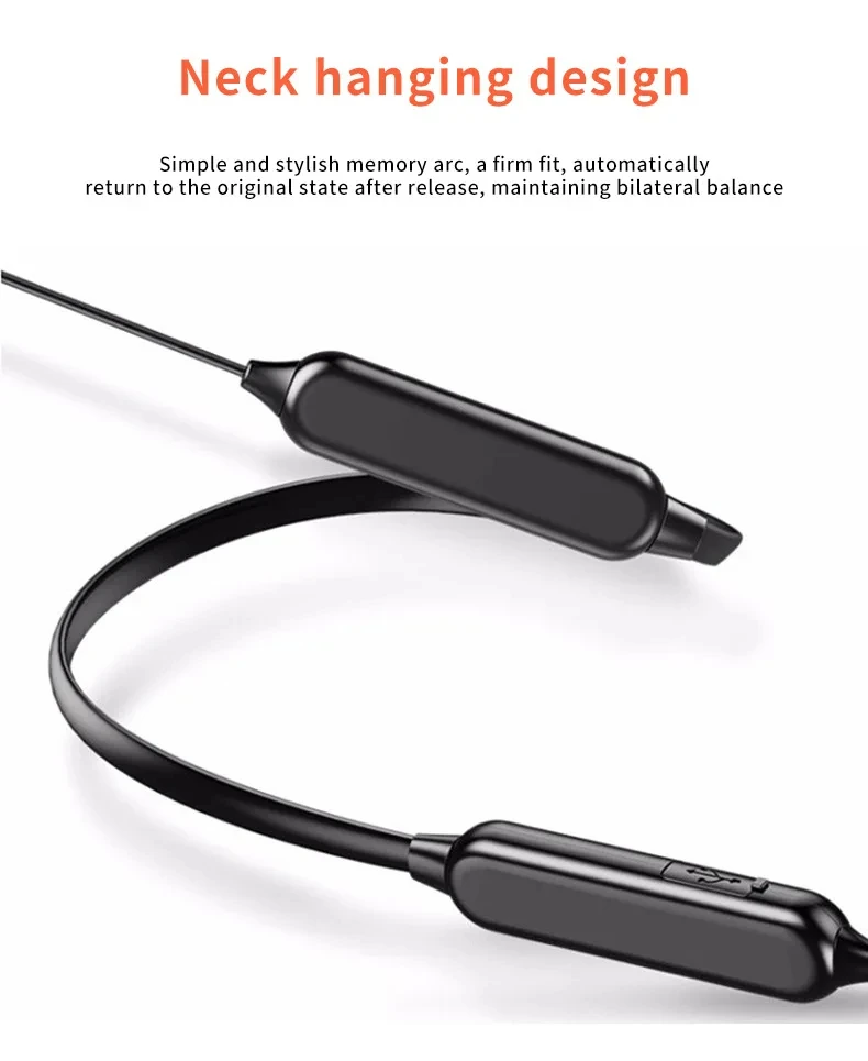 9D Wireless Bluetooth 5.0 Neck-Hanging Type Stereo Bluetooth Earphone Earphones Mic Bluetooth Headset Bluetooth Headphone
9D Wireless Bluetooth 5.0 Neck-Hanging Type Stereo Bluetooth Earphone Earphones Mic Bluetooth Headset Bluetooth Headphone