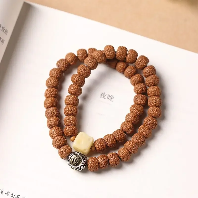Vintage Little Vajra Bodhisattva Bracelet Single Loop Bracelet for Men and Women Couple Box Bodhi Sugar Cheese Double Loop Chain
Vintage Little Vajra Bodhisattva Bracelet Single Loop Bracelet for Men and Women Couple Box Bodhi Sugar Cheese Double Loop Chain