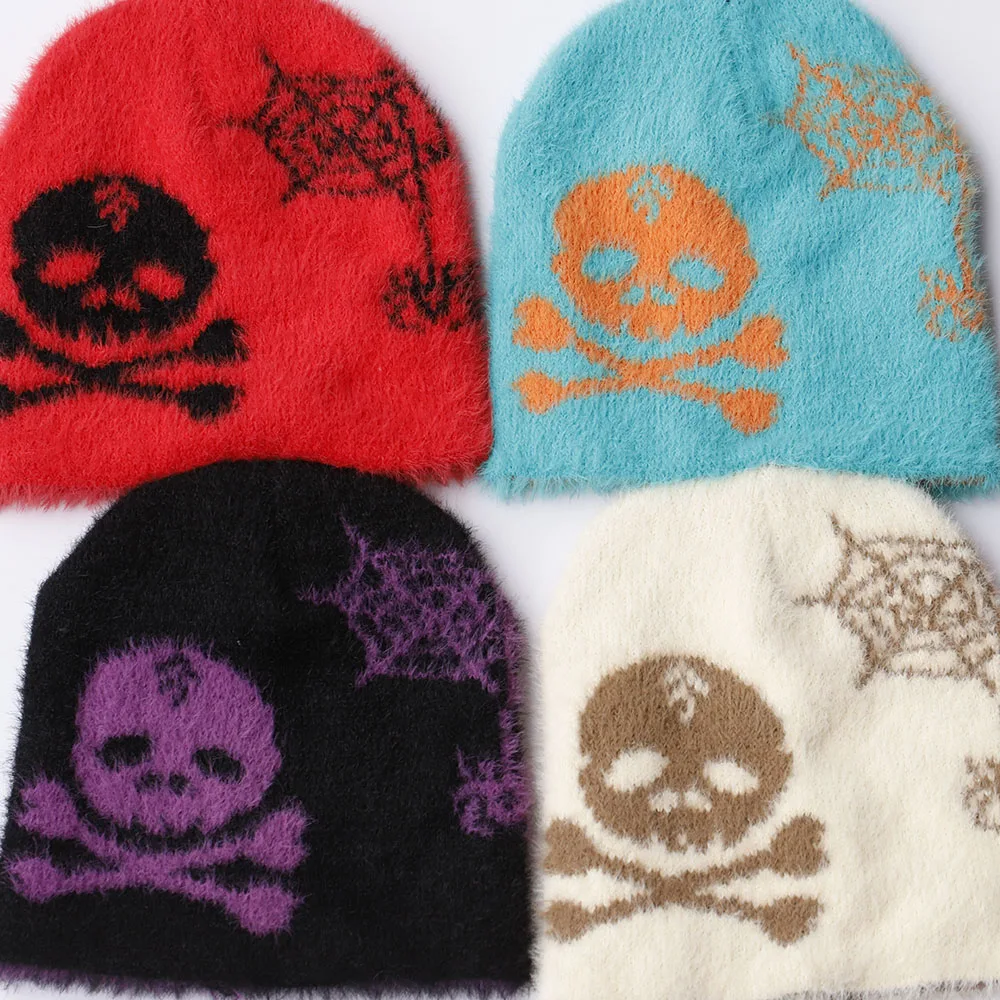 2025 New Halloween punk hip-hop skull pattern Knitting Beanies Hat Men Women Paragraph Quality Cap Y2k Warm Fashion Cold Cap
2025 New Halloween punk hip-hop skull pattern Knitting Beanies Hat Men Women Paragraph Quality Cap Y2k Warm Fashion Cold Cap