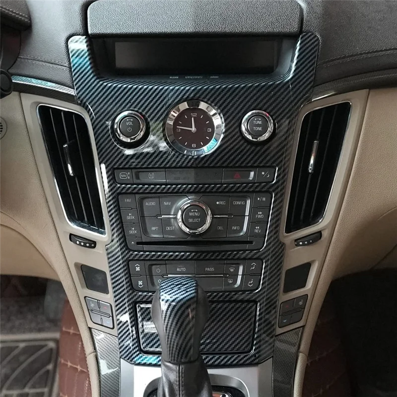 MBX-tFor Cadillac CTS 2008-2013, аксессуары, автомобильная центральная панель управления, накладка на панель приборной панели - ABS Carbon
MBX-tFor Cadillac CTS 2008-2013, аксессуары, автомобильная центральная панель управления, накладка на панель приборной панели - ABS Carbon