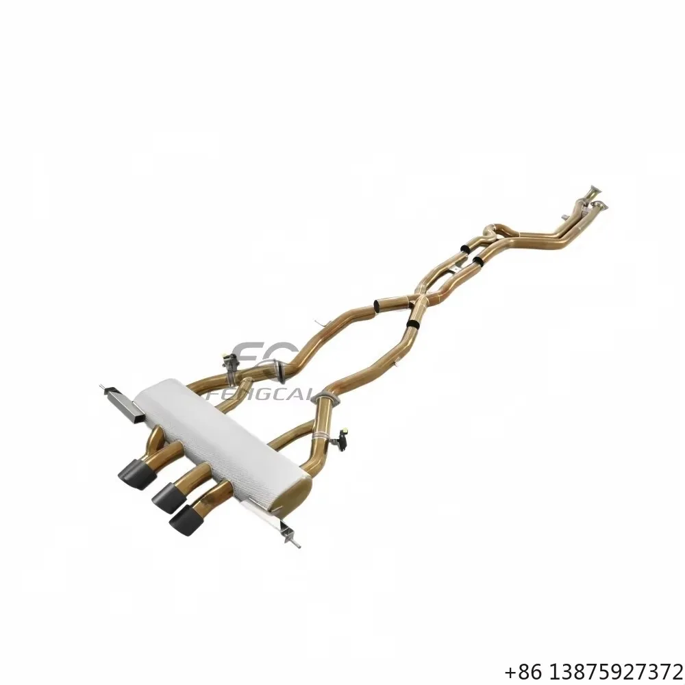 Titanium Electronic Valve Catback Exhaust for M3/M4 G80/G82 S58 3.0T 2021+
Titanium Electronic Valve Catback Exhaust for M3/M4 G80/G82 S58 3.0T 2021+