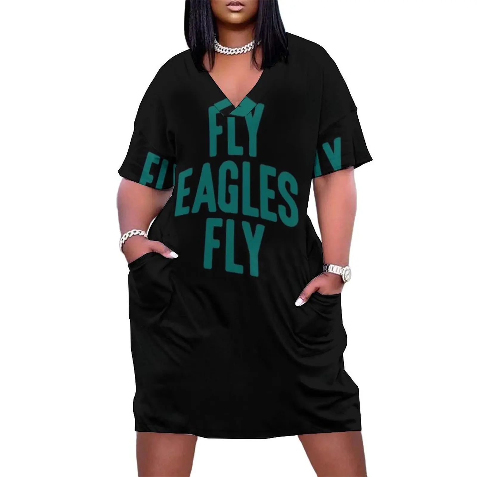 Fly Eagles Fly Loose Pocket Dress evening dress ladies dress party night Casual dresses
Fly Eagles Fly Loose Pocket Dress evening dress ladies dress party night Casual dresses