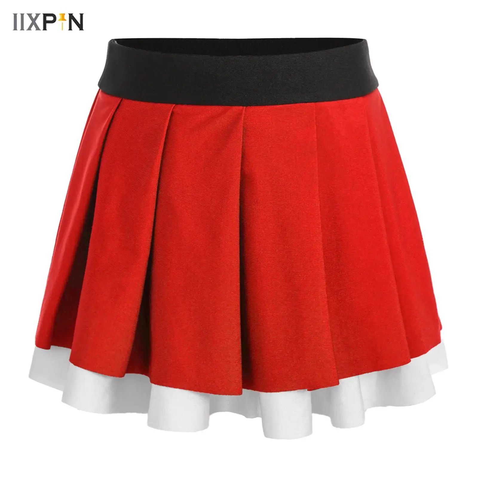 Kids Girls Cheerleading Dance Skirts Tennis Student Performance Dress Contrast Color Elastic Waistband Two Layers Pleated Skirt
Kids Girls Cheerleading Dance Skirts Tennis Student Performance Dress Contrast Color Elastic Waistband Two Layers Pleated Skirt