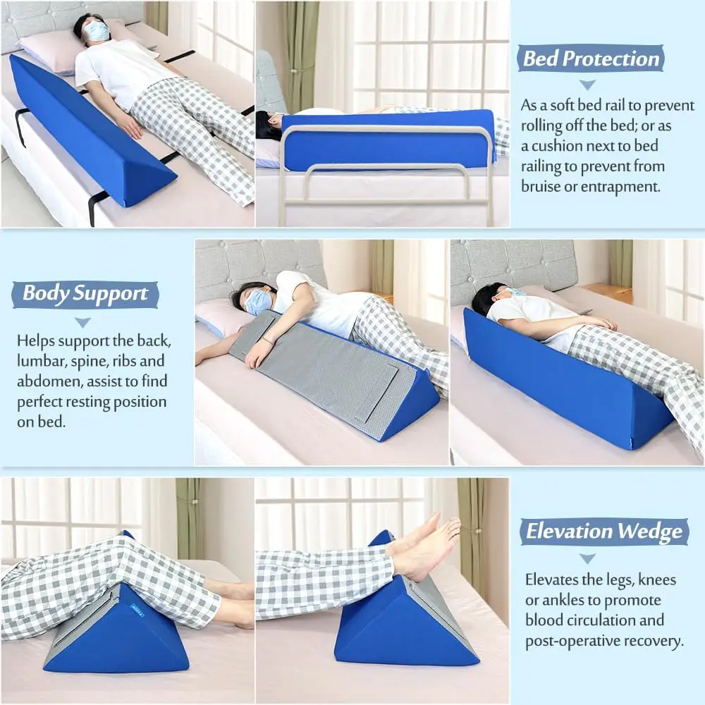 Bed Rail Pillow Soft Foam Bolster Bed Rails For Elderly Adults Fall Protector Medical Bedside Safety Assisting Rail Bed Bumper
Bed Rail Pillow Soft Foam Bolster Bed Rails For Elderly Adults Fall Protector Medical Bedside Safety Assisting Rail Bed Bumper