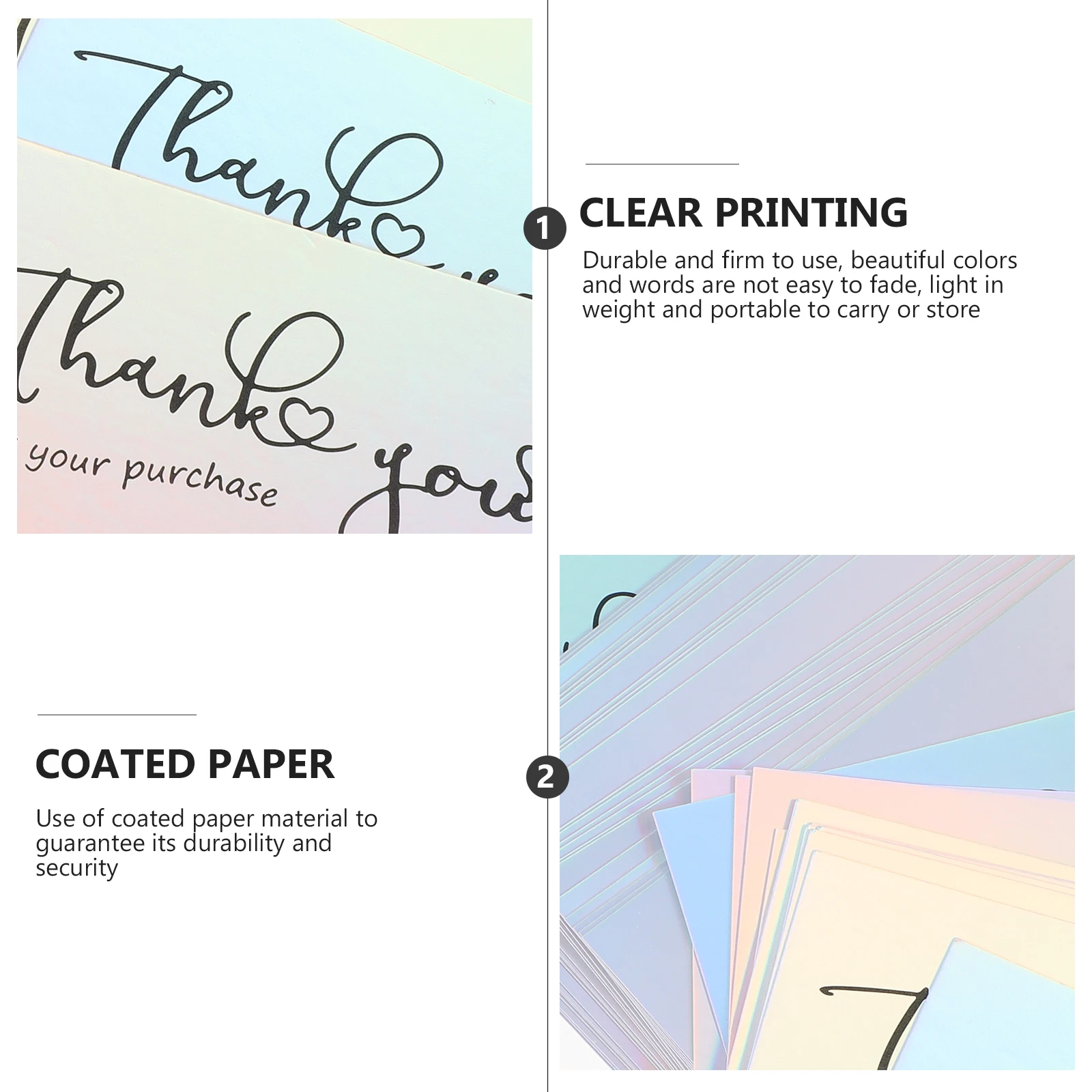 50 Pcs Thank You Cards Business Small Compact Lightweight Portable Sincere Express Customer Appreciation Bond Happy Mood
50 Pcs Thank You Cards Business Small Compact Lightweight Portable Sincere Express Customer Appreciation Bond Happy Mood