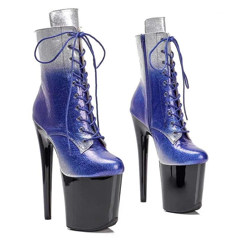 New 20CM/8inches PU Upper Modern Sexy Nightclub Pole Dance Shoes High Heel Platform Round Toe Women's Ankle Boots 266
New 20CM/8inches PU Upper Modern Sexy Nightclub Pole Dance Shoes High Heel Platform Round Toe Women's Ankle Boots 266