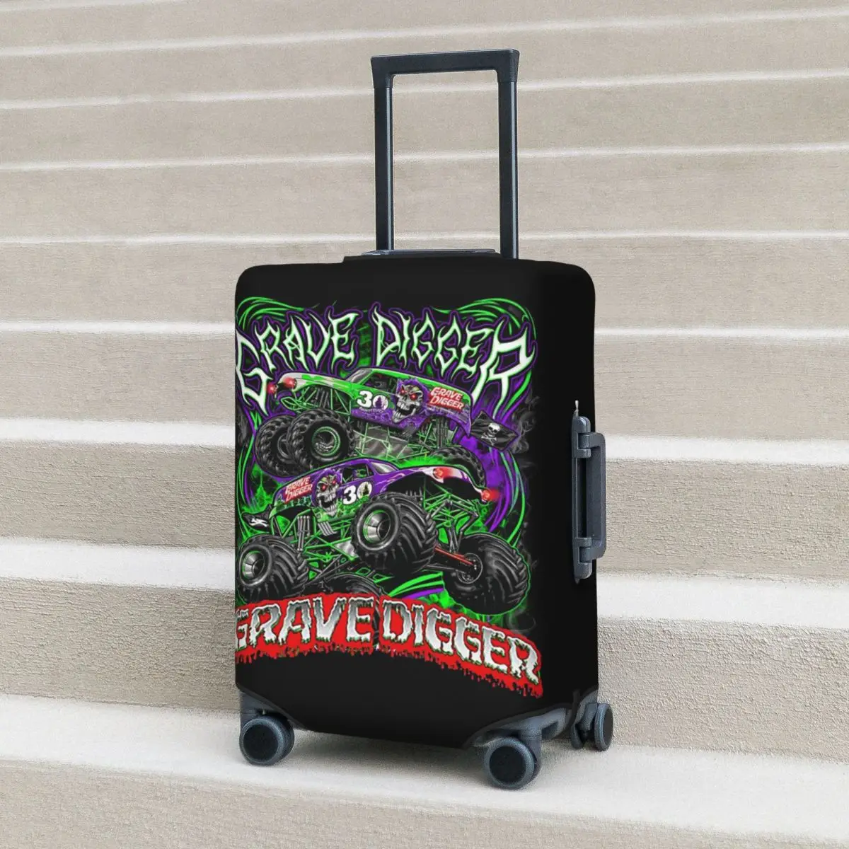 Monster Jam Grave Digger Monster Truck Art Fans Чехол для чемодана Эластичные защитные чехлы для дорожного багажа для 18-32 дюймов
Monster Jam Grave Digger Monster Truck Art Fans Чехол для чемодана Эластичные защитные чехлы для дорожного багажа для 18-32 дюймов
