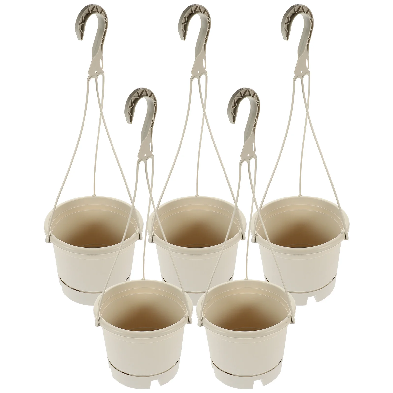 5Pcs Plastic Hanging Planter Baskets Indoor Outdoor Balcony Patio Weather Resistant Decorative Flower Containers
5Pcs Plastic Hanging Planter Baskets Indoor Outdoor Balcony Patio Weather Resistant Decorative Flower Containers