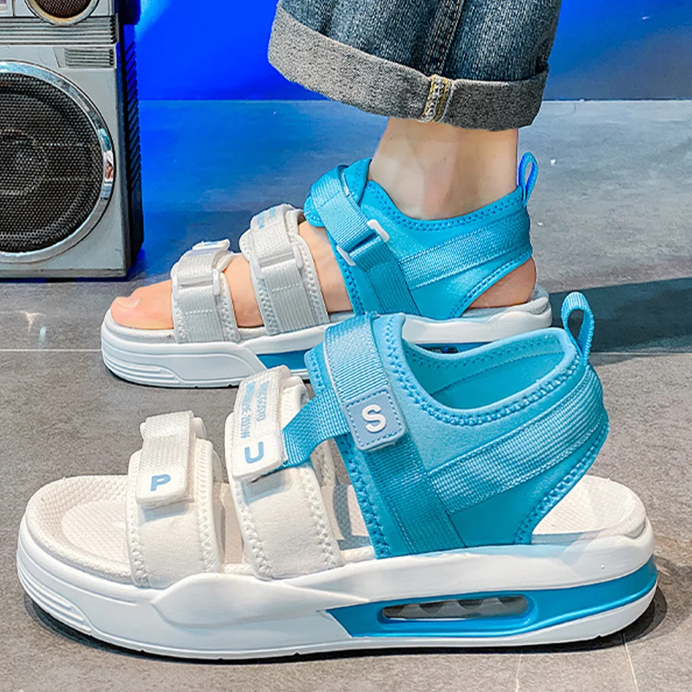 Mens Beach Sandals Air Cushion Athletic Sandals Open Toe Summer Sandals Comfortable for Outdoor Walking Jogging Camping
Mens Beach Sandals Air Cushion Athletic Sandals Open Toe Summer Sandals Comfortable for Outdoor Walking Jogging Camping
