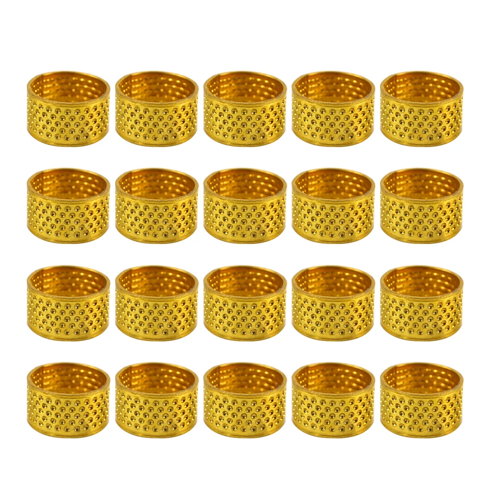 20pcs Sewing Thimble Finger Protector Shield Adjustable Thicker Durable Diy Craft Tool For Needlework Canvas Repair
20pcs Sewing Thimble Finger Protector Shield Adjustable Thicker Durable Diy Craft Tool For Needlework Canvas Repair