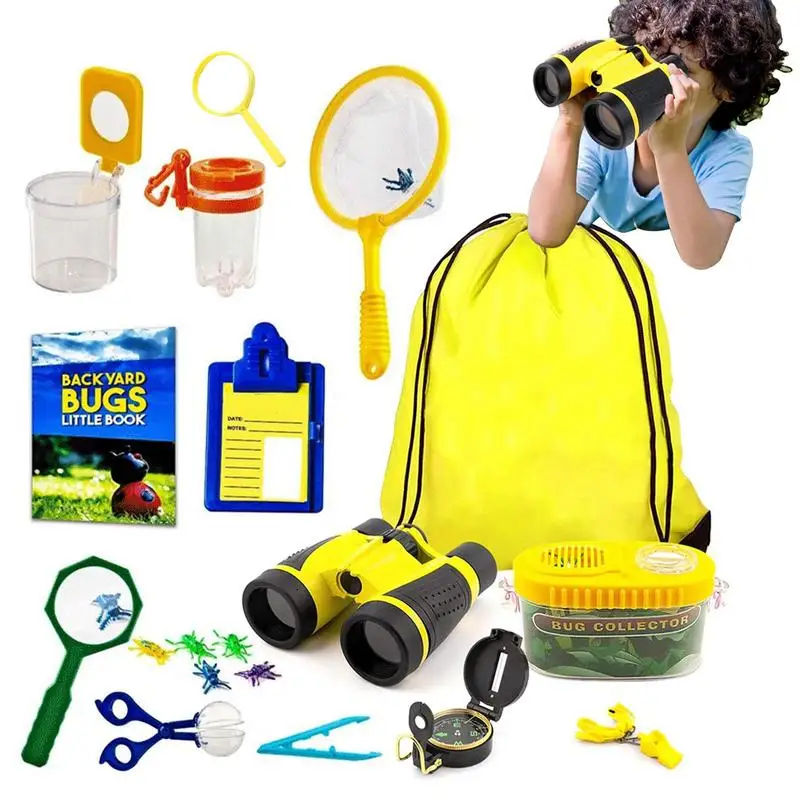 Kids Explorer Kit Adventure Toys Outdoor Explorer Set Critter Catcher Viewer Box Set For Kids Adventure Educational Toys 20Pcs
Kids Explorer Kit Adventure Toys Outdoor Explorer Set Critter Catcher Viewer Box Set For Kids Adventure Educational Toys 20Pcs