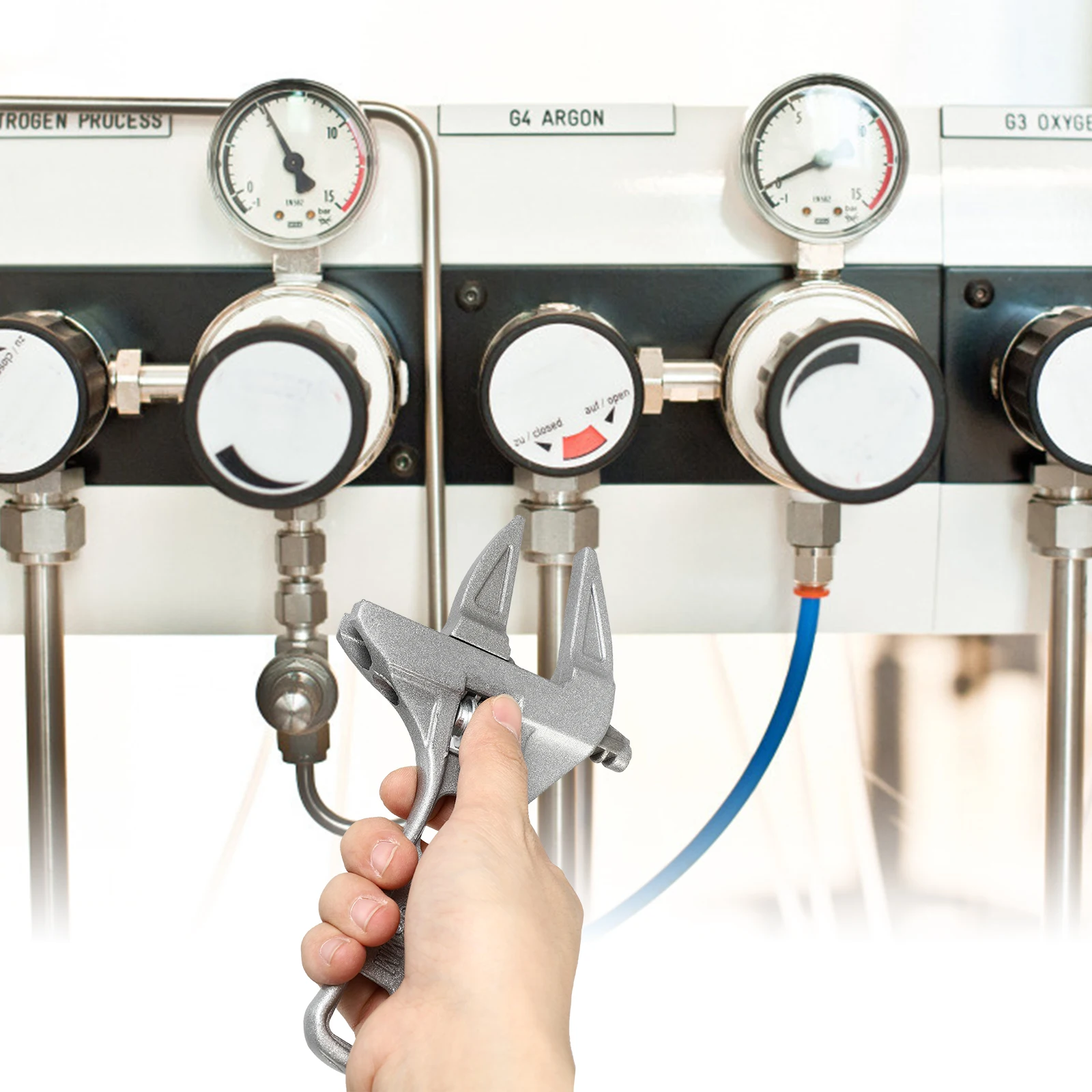 2Pcs Bathroom Wrench Spanner Adjustable Heavy Duty Professional Faucet Valve Pipe Tool Steel Ratcheting Universal Socket
2Pcs Bathroom Wrench Spanner Adjustable Heavy Duty Professional Faucet Valve Pipe Tool Steel Ratcheting Universal Socket