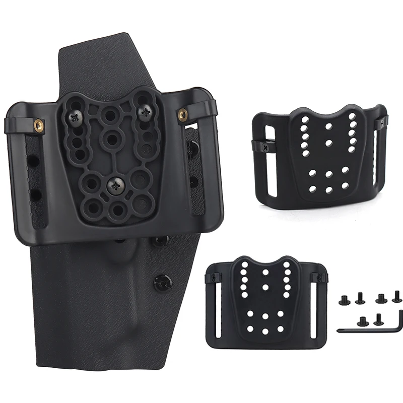 Tactical Universal Holster Paddle Waist Belt Adapter Multi-holes Quick Pull Holster Adapter Gun Case Magazine Pouch Accessories
Tactical Universal Holster Paddle Waist Belt Adapter Multi-holes Quick Pull Holster Adapter Gun Case Magazine Pouch Accessories