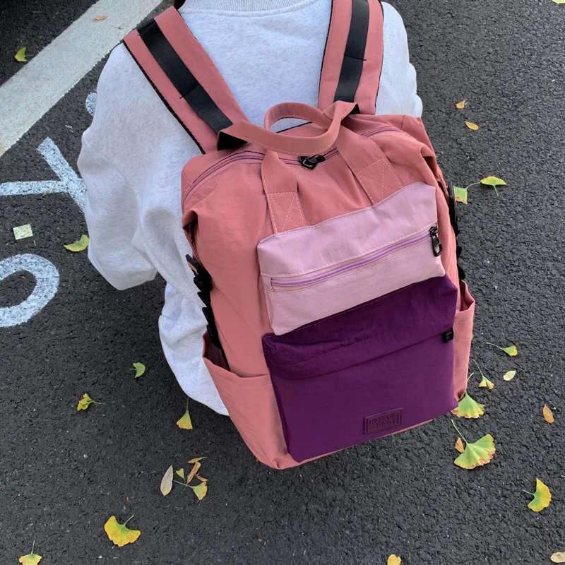 Nylon Backpack Fashion Simple Splashproof Autumn Winter High-Capacity Shoulder Bags Handbags Bolsos de mujer Женская сумка sac가방
Nylon Backpack Fashion Simple Splashproof Autumn Winter High-Capacity Shoulder Bags Handbags Bolsos de mujer Женская сумка sac가방