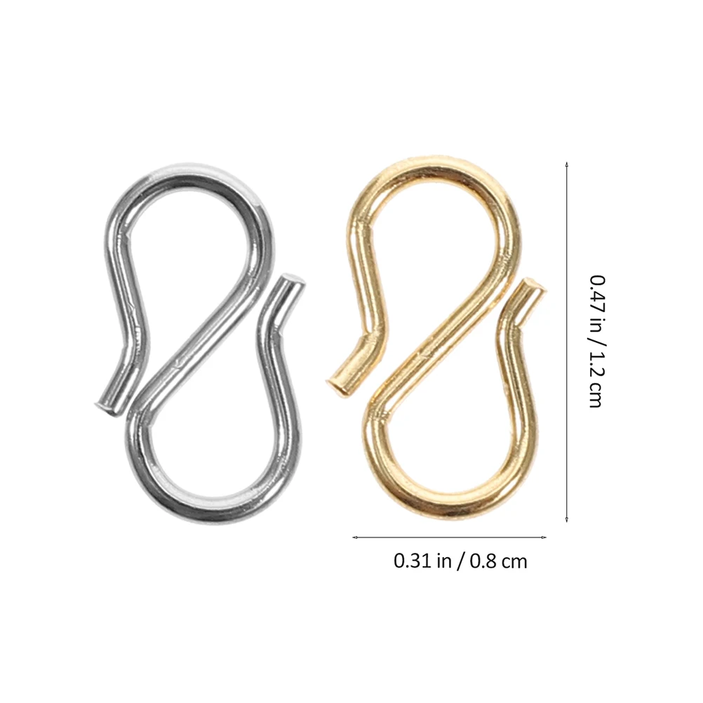 10 Pcs Stainless Steel Buckle Accessory for Jewelry Making Clasps Necklaces Bracelet Hook Connectors
10 Pcs Stainless Steel Buckle Accessory for Jewelry Making Clasps Necklaces Bracelet Hook Connectors